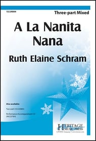 A la Nanita Nana Three-Part Mixed choral sheet music cover Thumbnail